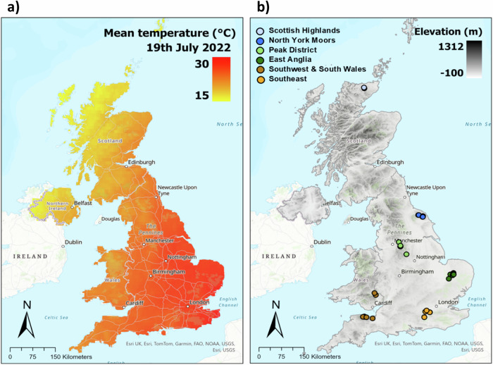 Unprecedented UK heatwave harmonised drivers of fuel moisture creating extreme temperate wildfire risk.