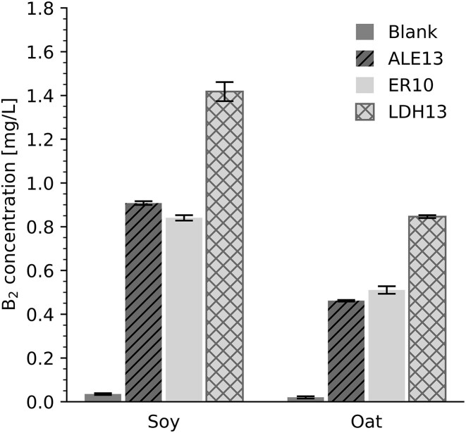 Golden oats - Natural fortification of oat milk with riboflavin through fermentation.