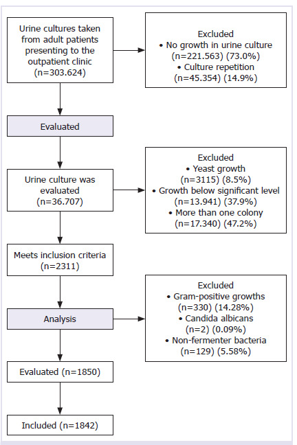 Comprehensive analysis of antibiotic resistance in Enterobacteriaceae from outpatient urine cultures: Implications for empirical therapy.