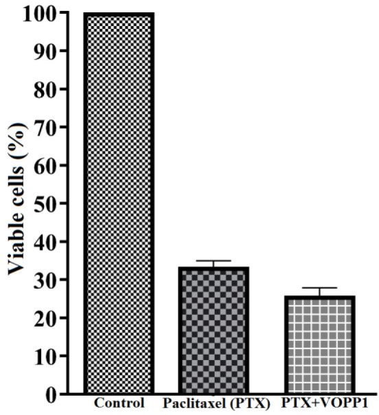Role of <i>VOPP1</i> in regulation of Paclitaxel response and EMT process during ovarian tumor progression.