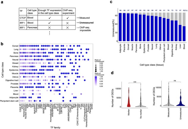Unmeasured human transcription factor ChIP-seq data shape functional genomics and demand strategic prioritization.