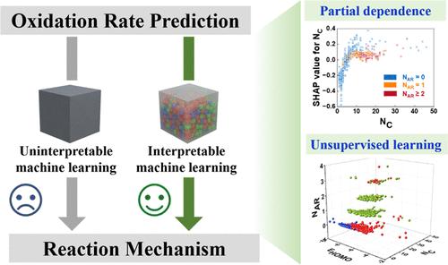 Interpretable Machine Learning Models Delivering a New Perspective for the Reaction Mechanism between Organic Pollutants and Oxidative Radicals