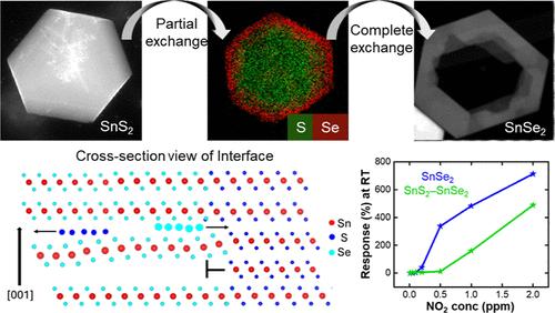 Anion-Exchange-Mediated Synthesis of Hollow 2D Layered Materials and Heterostructures: Mechanism and Room-Temperature Gas-Sensing Properties