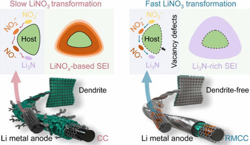 Optimizing LiNO3 Conversion through a Defective Carbon Matrix as Catalytic Current Collectors for Highly Durable and Fast-Charging Li Metal Batteries