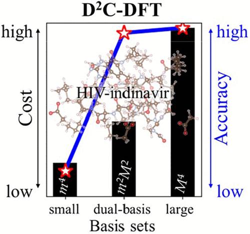 Extending Density-Corrected Density Functional Theory to Large Molecular Systems