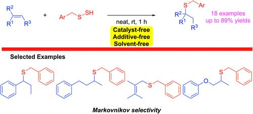 Hydropersulfide (RSSH)-Mediated Hydrothiolation of Alkenes