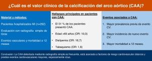 Significado de la calcificación del arco aórtico como marcador de riesgo cardiovascular: análisis de una cohorte de pacientes hospitalizados en Medicina Interna