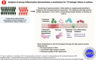 Analysis of airway inflammation demonstrates a mechanism for T2-biologic failure in asthma