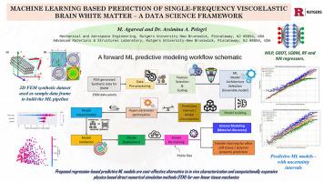 Machine learning based prediction of single-frequency viscoelastic brain white matter – A data science framework