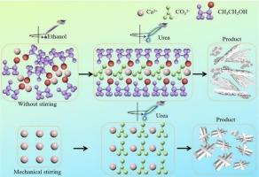 Effects of ethanol on aragonite formation and growth used steamed ammonia liquid waste as calcium sources