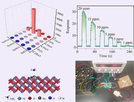 Preparation of a Sn/NiO sensor and its charge transfer mechanism in NH3 detection application