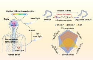 Design and fabrication of degradation resistant hydrogel optical fibers for potential long-term usage of photomedicine in deep-tissue