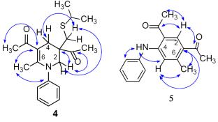 Synthesis of Functionalized 1,2,3,4-Tetrahydropyridines by the Reaction of 3-[(Propan-2-ylsulfanyl)methyl]pentane-2,4-dione with Anilines
