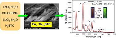 Ratiometric photoluminescent sensing of 2,6-pyridinedicarboxylic acid using bimetallic metal–organic framework nanorods