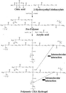 Synthesis of biocompatible and biodegradable 2-hydroxyethyl methacrylate-citric acid-acrylic acid-based pH-sensitive hydrogels