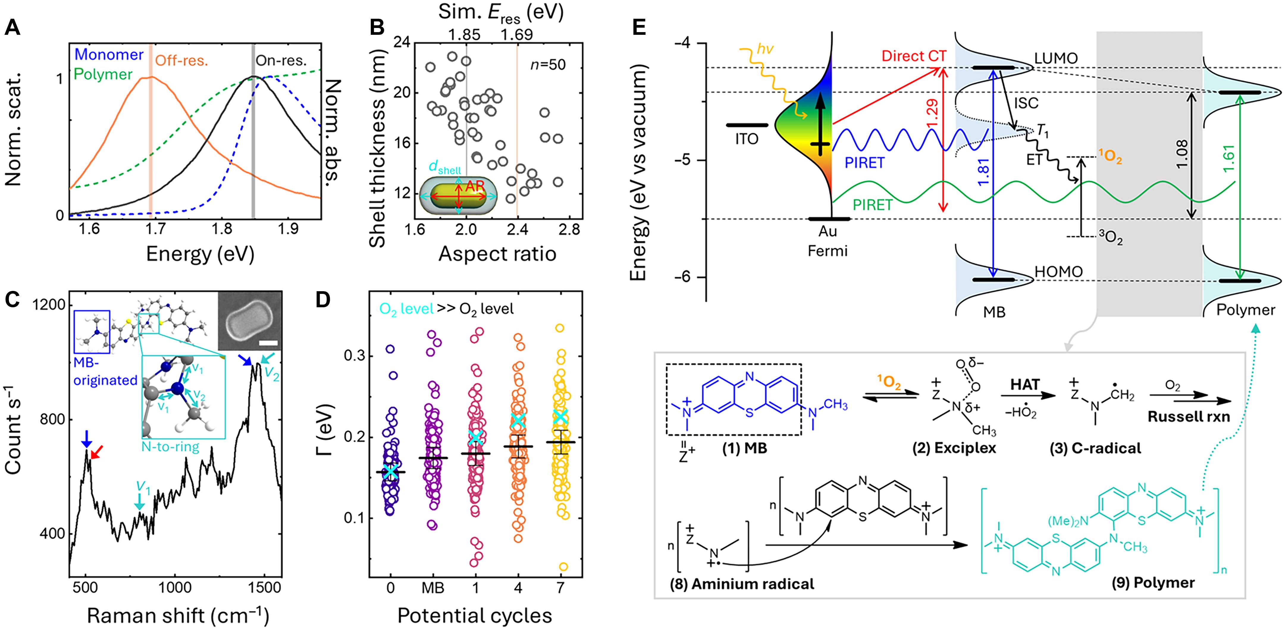 Plasmonic pathway to hybrid nanomaterials through energy transfer