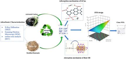 Efficient cadmium removal from phosphoric acid by adsorption onto functionalized bentonite and activated carbon derived from rosemary root