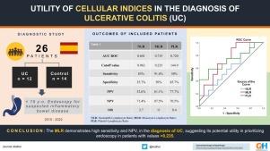 Exploring the utility of cellular indices in the diagnosis of ulcerative colitis