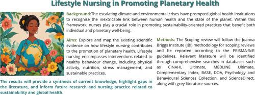 The Role of Lifestyle Nursing in Promoting Planetary Health: A Scoping Review Protocol