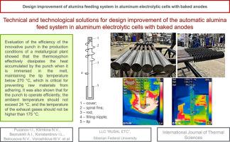 Design improvement of alumina feeding system in aluminum electrolytic cells with baked anodes
