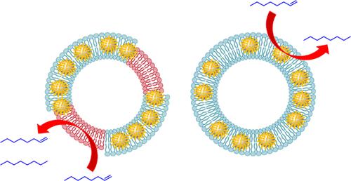 Effects of Bilayer Nanoenvironment on the Catalytic Activity of Lipid–Pd–Nanoparticle Assemblies in Water