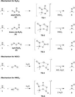 Computational mechanistic study on N-nitrosation reaction of secondary amines