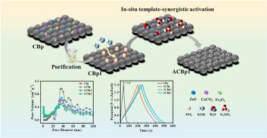 Hierarchical porous carbon from waste tire pyrolysis carbon black via in-situ SiO2 templating for high-performance supercapacitors