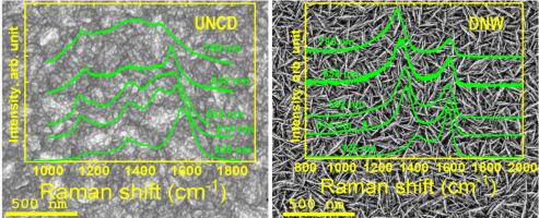 Study of localized phonon in ultrananocrystalline diamond films investigated by Raman spectroscopy