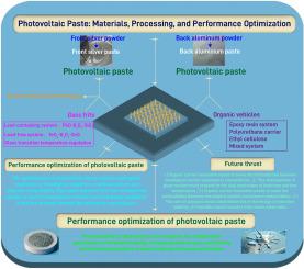 Comprehensive review of photovoltaic paste: Materials, processing, and performance optimization