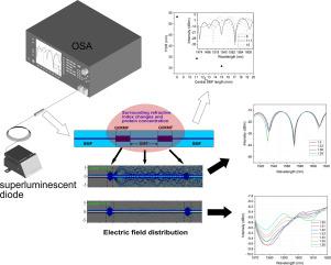 Mach–Zehnder interferometer based on graded-index core mismatch with a customizable interrogation method for protein and refractive index sensing