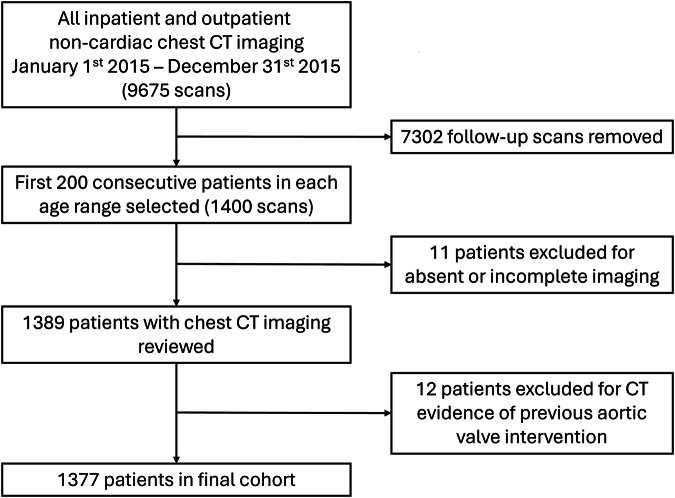 Visual ordinal grading of aortic valve calcification on routine non-gated chest CT predicts prognosis and alters management.