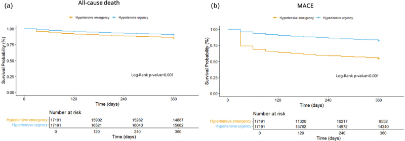 Long-term risk of adverse events in patients discharged alive after hospitalization for hypertensive crisis.