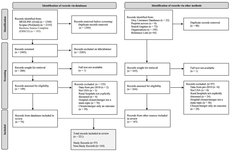 The Impact of Rural Hospital Closures and Mergers on Health System Ecologies: A Scoping Review.