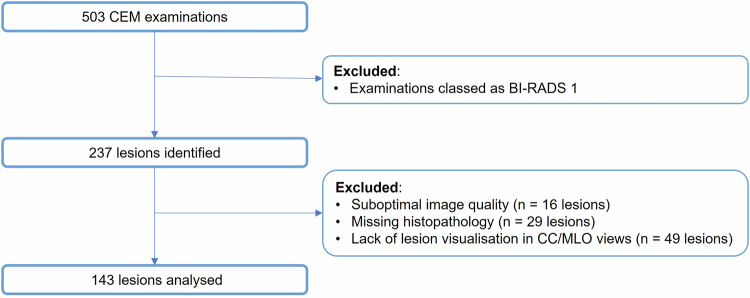 Improving the diagnostic performance of contrast-enhanced mammography through lesion conspicuity and enhancement quantification.