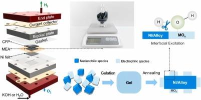 Gram-scale synthesis of N-NiMo/MoO2 heterostructures to boost hydrogen evolution in low-alkalinity anion exchange membrane water electrolysis