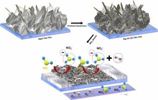 In-Situ Chemical Conversion Approach for Growth of Magnesium-Aluminium-Layered Double Hydroxide Thin Films: Room Temperature NO2 Sensing