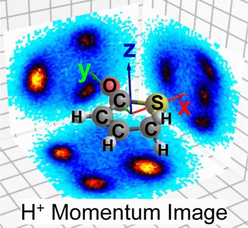 Visualizing the Three-Dimensional Arrangement of Hydrogen Atoms in Organic Molecules by Coulomb Explosion Imaging.