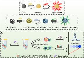 Dual-mode fluorescence/colorimetric aptasensor based on Zn,Ce-MOF nanocomposite for sensitive detection of isocarbophos