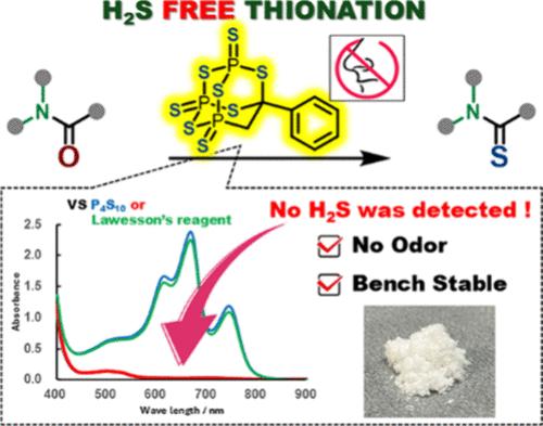 Odorless and Air-Stable Thionating Reagent for Broad Scope Thioamide Synthesis without H2S Emission
