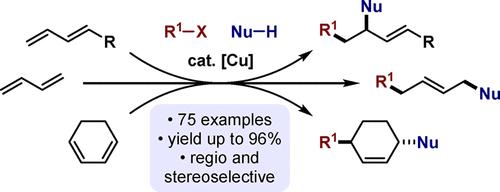 Cu-Catalyzed Three-Component Carbofunctionalization of 1,3-Dienes