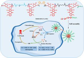 Facile design of amphiphilic multi-functional copolyprodrug for pH/GSH dual-responsive tumor chemotherapy and self-enhanced ferroptosis