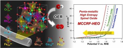 High-Entropy Spinel Oxide (Mn0.5Co0.9Cr0.9Rh0.5Fe0.2)O4 Nanotubes: Cr-Driven Disorder Engineering for Enhanced Oxygen Evolution Reaction