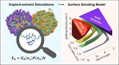 A Surface Bonding Model for Predicting Hydrogen Bond-Mediated Nanoparticle Interactions
