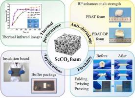 Highly resilient PBAT foams fabricated by bamboo powder limiting strategy using supercritical CO2 foaming