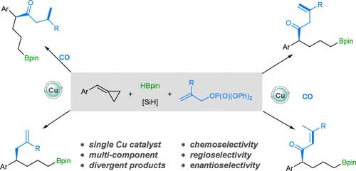 Divergent Synthesis of Chiral δ-Boryl Ketones via Copper-Catalyzed Carbonylative 1,4-Borylallylation