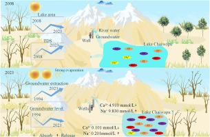 Hydrochemical evolution and salinization dynamics in Lake Chaiwopu Basin (Arid NW China): Insights from multi-tracer and geochemical modeling