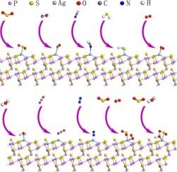 Ag-doped P3S2-I monolayers: selective and robust toxic gas detection in ambient environments