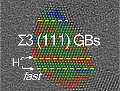 Σ3(111) Grain Boundaries Accelerate Hydrogen Insertion into Palladium Nanostructures