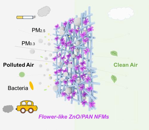 Robust Hierarchical Flower-Like ZnO/PAN Nanofibrous Membranes for Efficient Air Filtration