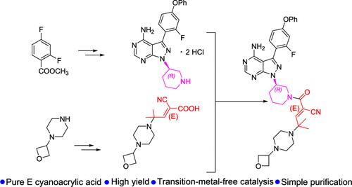 An Alternative Synthetic Route to Rilzabrutinib via an E-Configured Cyanoacrylic Acid Intermediate